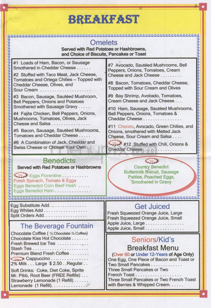 Biscuits Cafe - Portland, OR menu_pic
