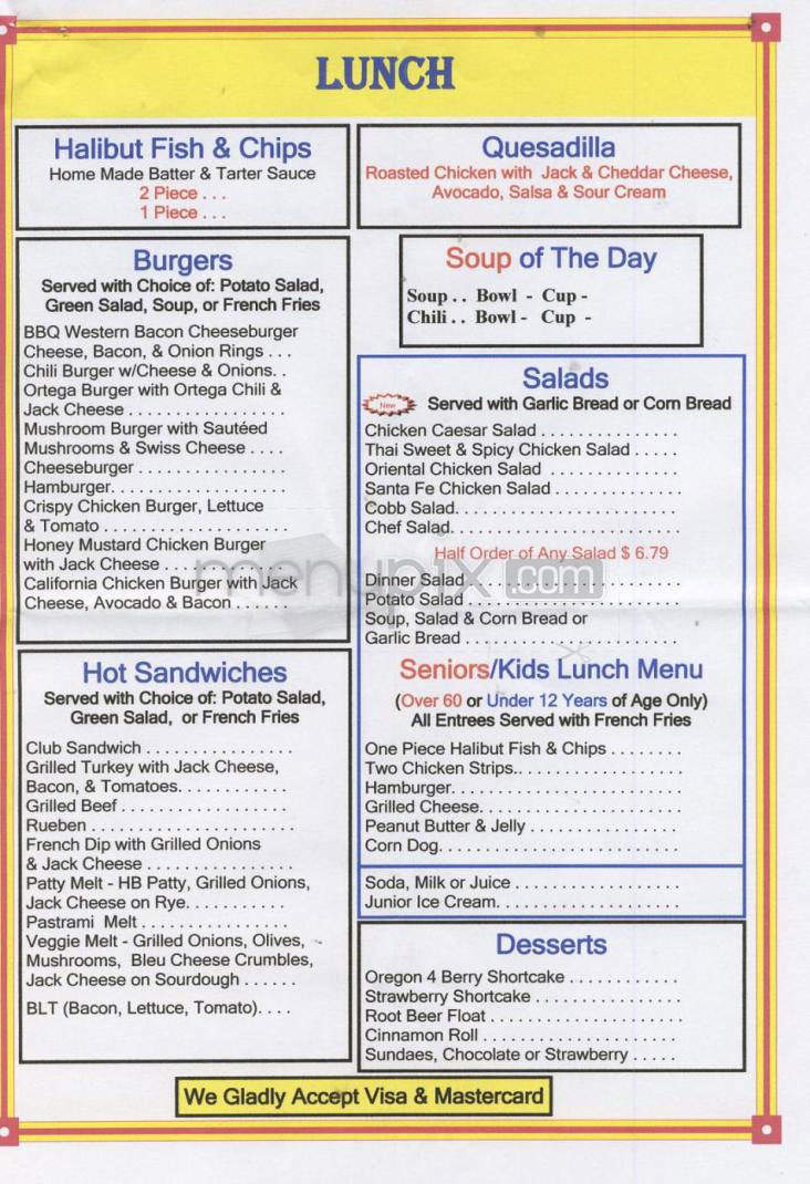 Biscuits Cafe - Portland, OR menu_pic