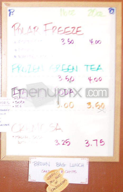Bohemian Espresso - Vancouver, WA menu_pic