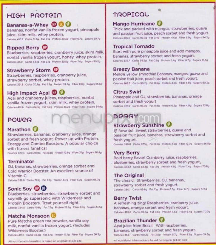 /380059540/Booster-Juice-Menu-South-Lake-Tahoe-CA - South Lake Tahoe, CA