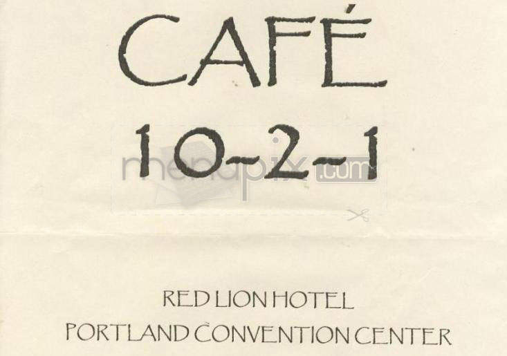 Cafe 10-2-1 - Portland, OR menu_pic