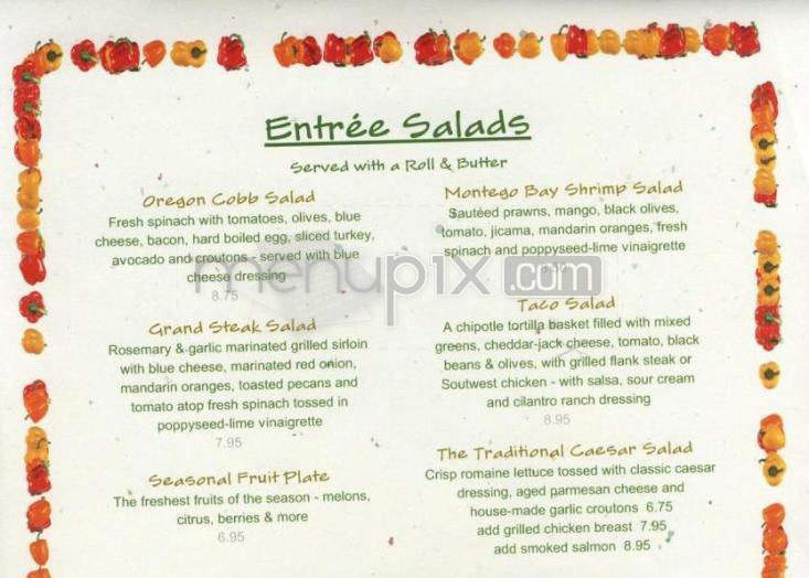 Cafe 10-2-1 - Portland, OR menu_pic