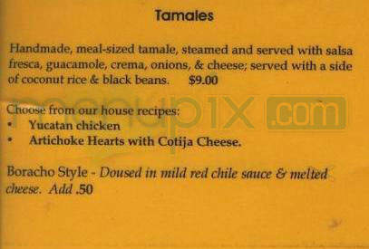 Calypso - Portland, OR menu_pic