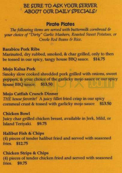 Calypso - Portland, OR menu_pic