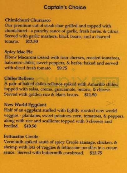 Calypso - Portland, OR menu_pic
