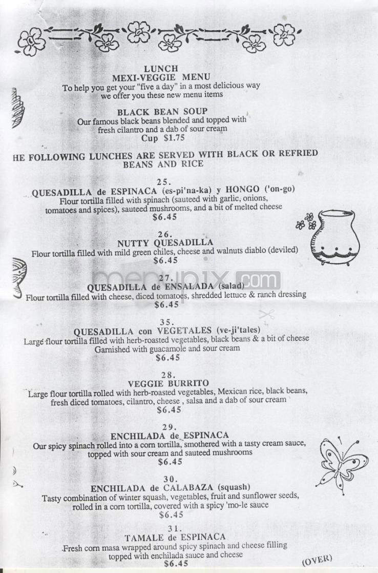 Casa Grande - Vancouver, WA menu_pic