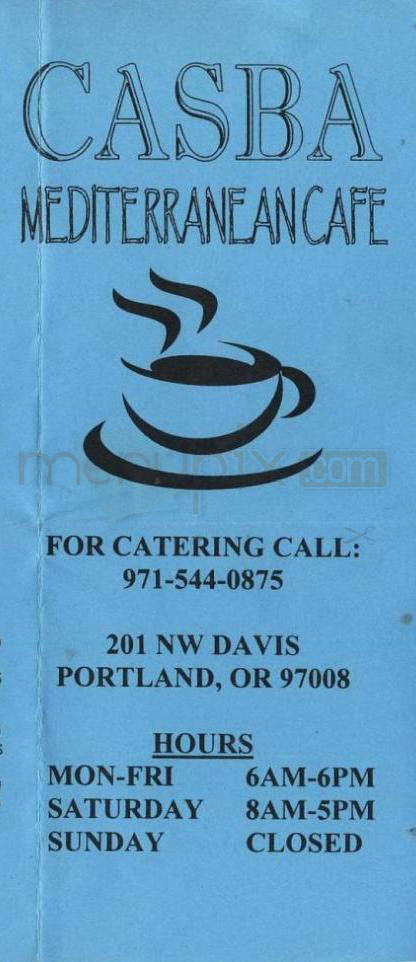 /905368/Casba-Mediterranean-Cafe-Portland-OR - Portland, OR