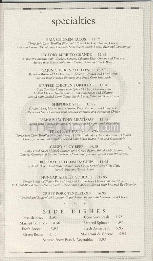 /821363/Cheesecake-Factory-Menu-Chandler-AZ - Chandler, AZ