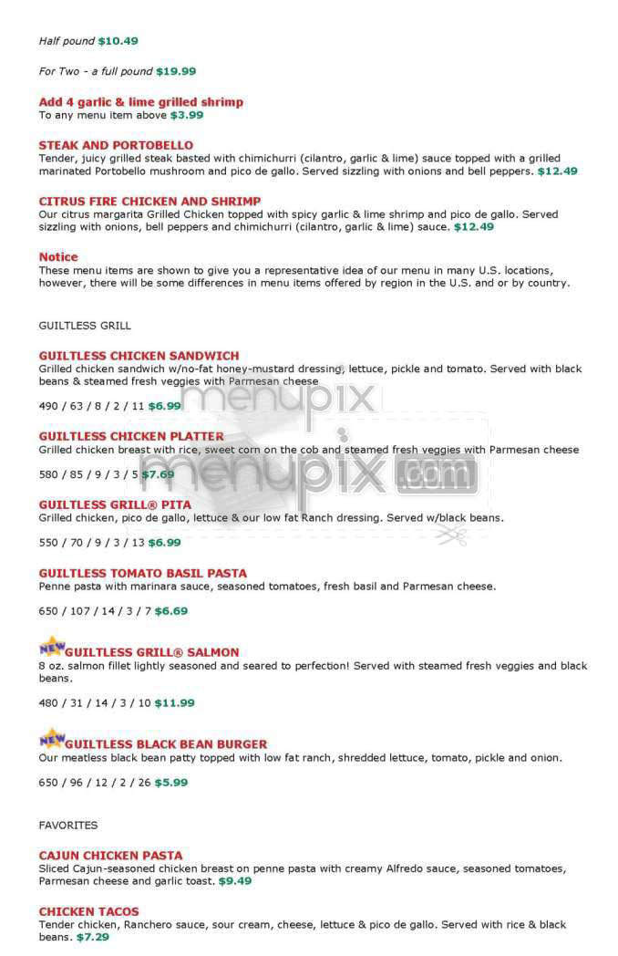 /319211/Chilis-Menu-Barstow-CA - Barstow, CA