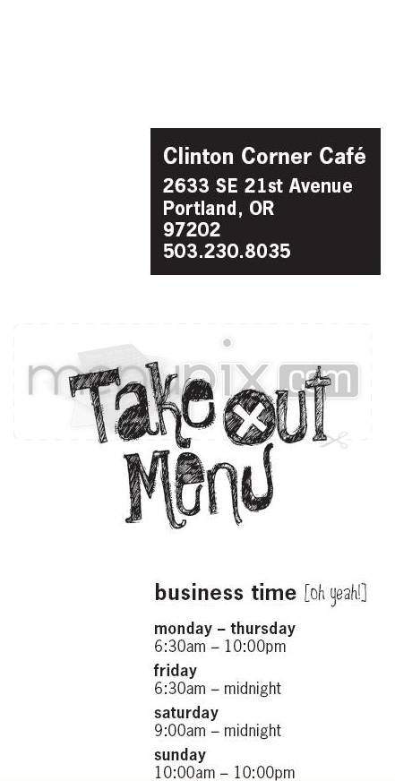 /905464/Clinton-Corner-Cafe-Portland-OR - Portland, OR