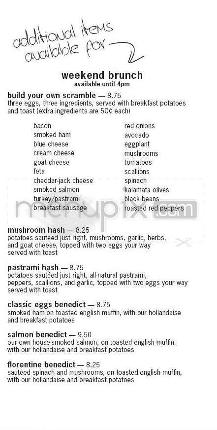 Clinton Corner Cafe - Portland, OR menu_pic
