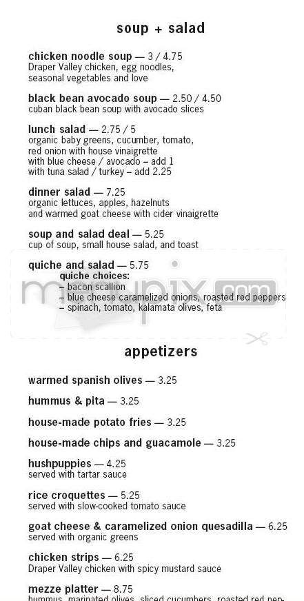 Clinton Corner Cafe - Portland, OR menu_pic