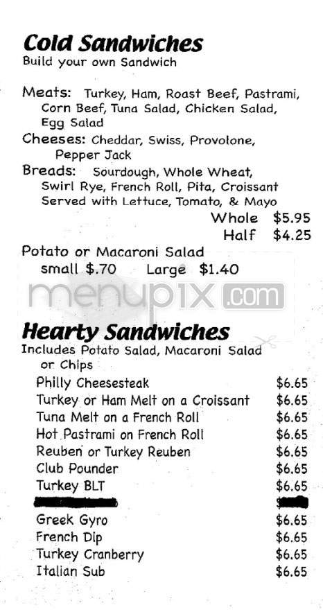 Devaki's Deli - Portland, OR menu_pic