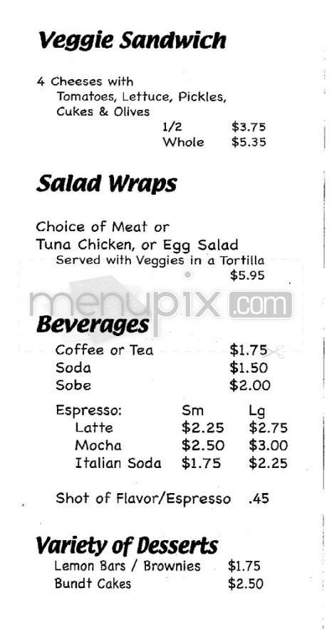 Devaki's Deli - Portland, OR menu_pic