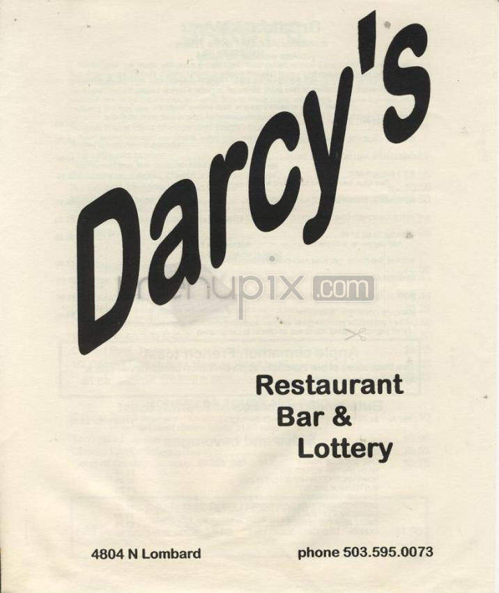 Darcy's Restaurant & Bar - Portland, OR menu_pic