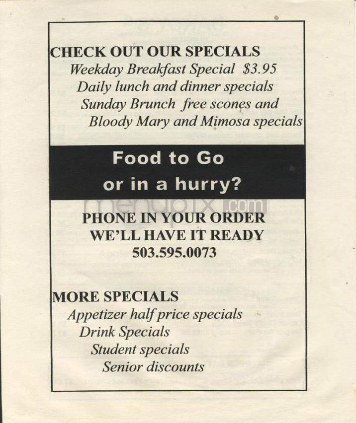 Darcy's Restaurant & Bar - Portland, OR menu_pic
