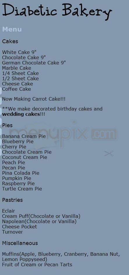 /908182/Diabetic-Bakery-Tigard-OR - Tigard, OR