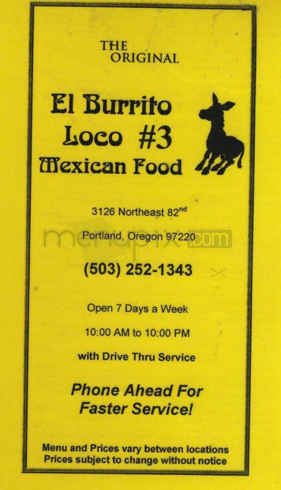 /905639/El-Burrito-Loco-Portland-OR - Portland, OR
