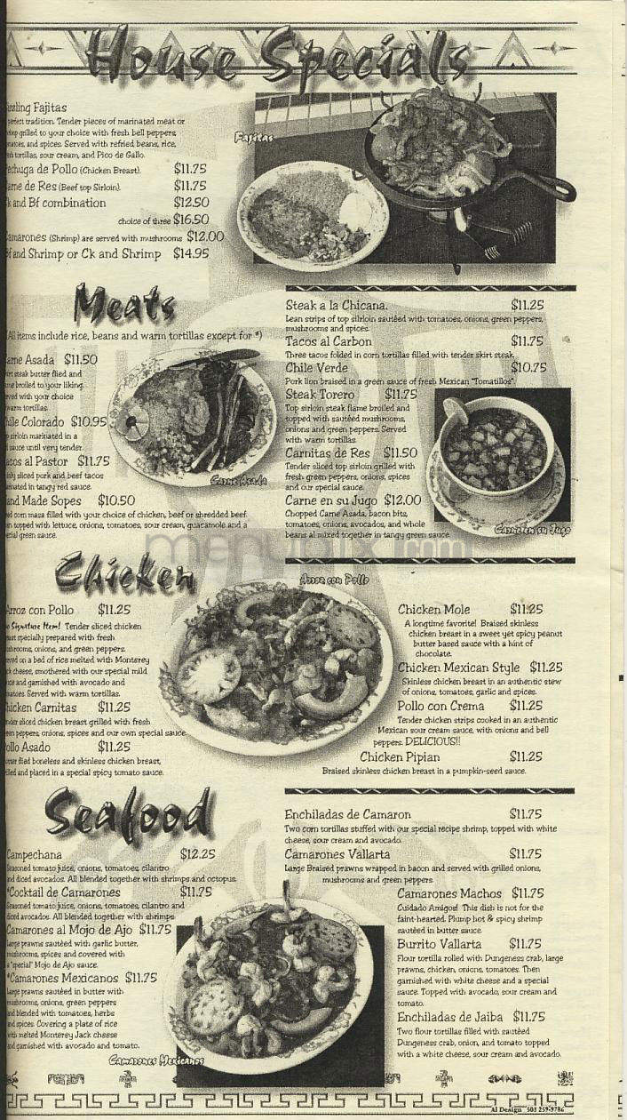 El Indio - Portland, OR menu_pic