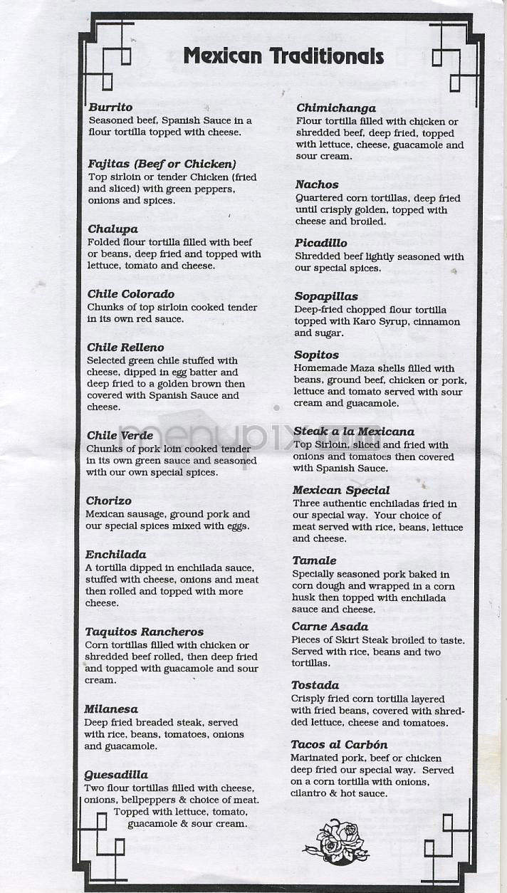El Tapatio - Vancouver, WA menu_pic