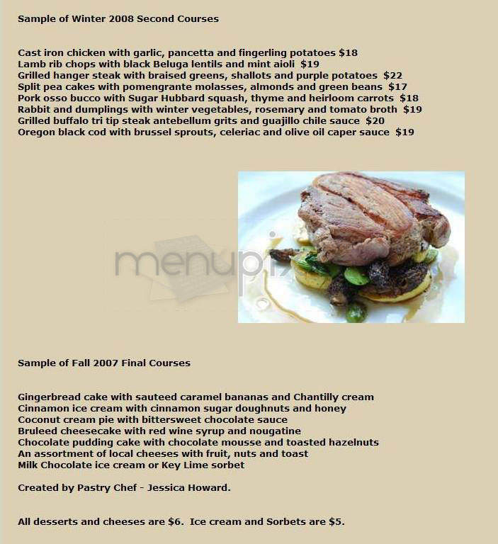 Fife Restaurant - Portland, OR menu_pic