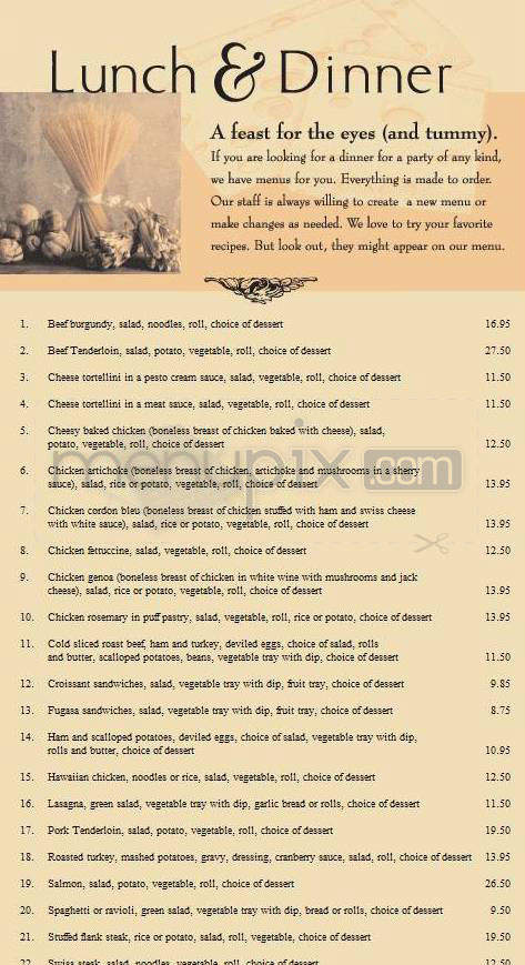 GG's Deli - Oak Grove, OR menu_pic