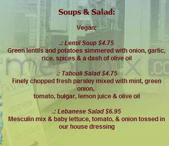 Habibi Restaurant - Portland, OR menu_pic