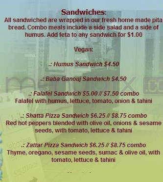 Habibi Restaurant - Portland, OR menu_pic