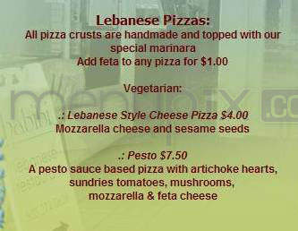 Habibi Restaurant - Portland, OR menu_pic