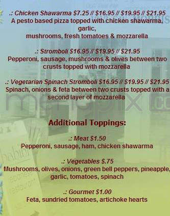 Habibi Restaurant - Portland, OR menu_pic