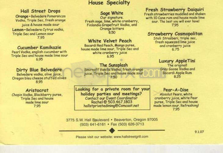 /908208/Hall-Street-Grill-Beaverton-OR - Beaverton, OR