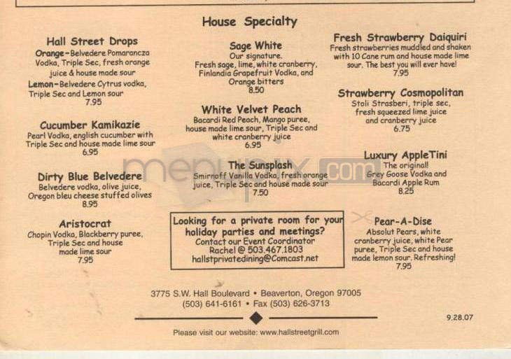 /908208/Hall-Street-Grill-Beaverton-OR - Beaverton, OR