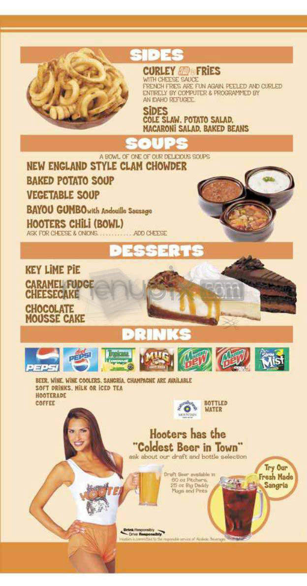 /823620/Hooters-Menu-Phoenix-AZ - Phoenix, AZ