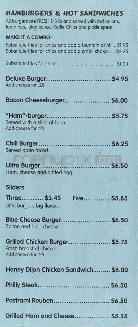 Igloo Restaurant - Vancouver, WA menu_pic