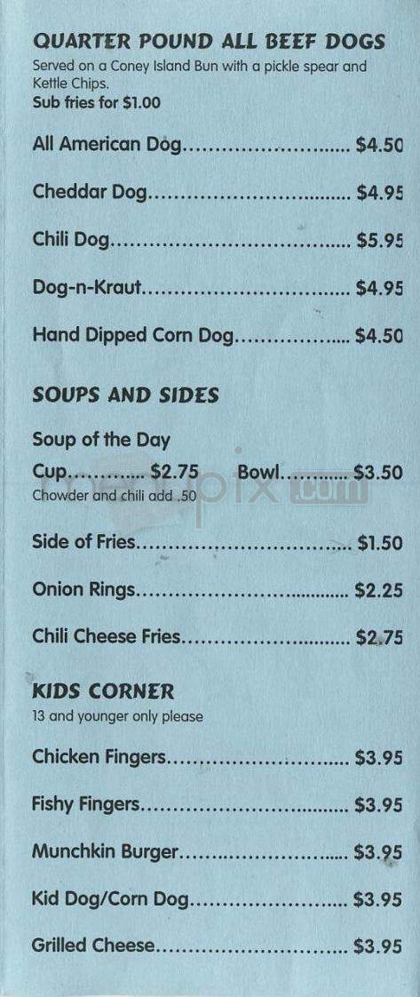 Igloo Restaurant - Vancouver, WA menu_pic