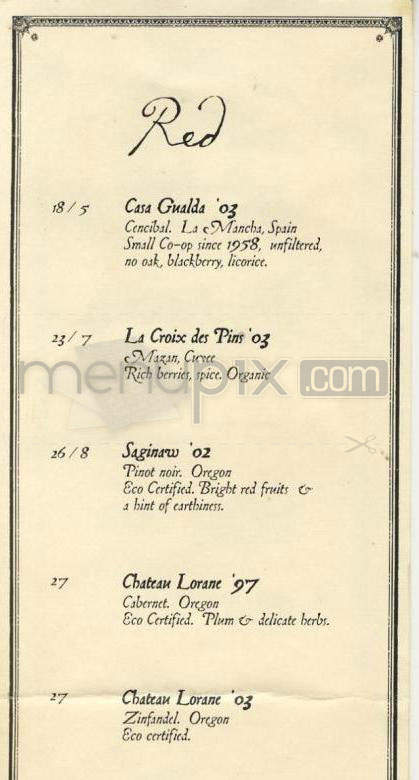 Kalga Kafe - Portland, OR menu_pic