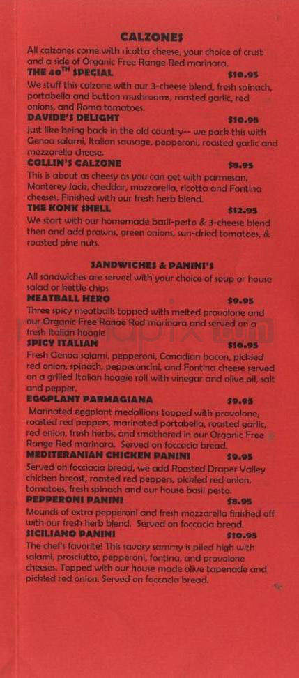 Laurelwood Pizza Company - Portland, OR menu_pic