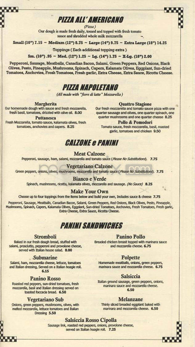 Little Italy's Trattoria - Vancouver, WA menu_pic