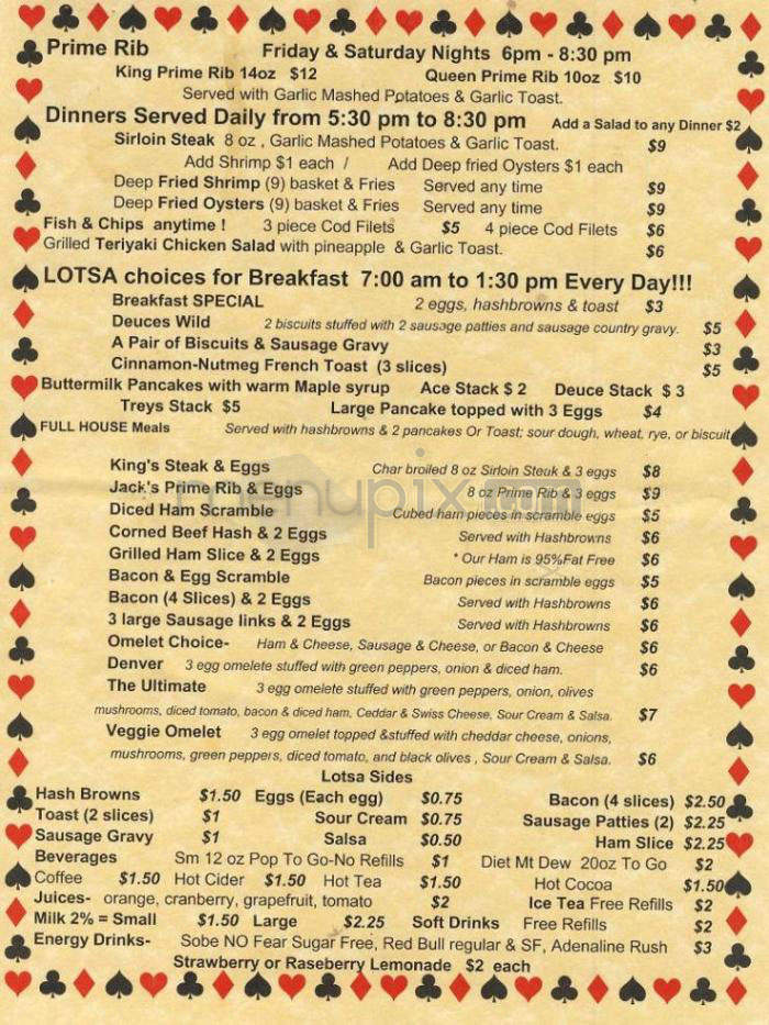 Lotsa Luck Bar & Grll - Portland, OR menu_pic