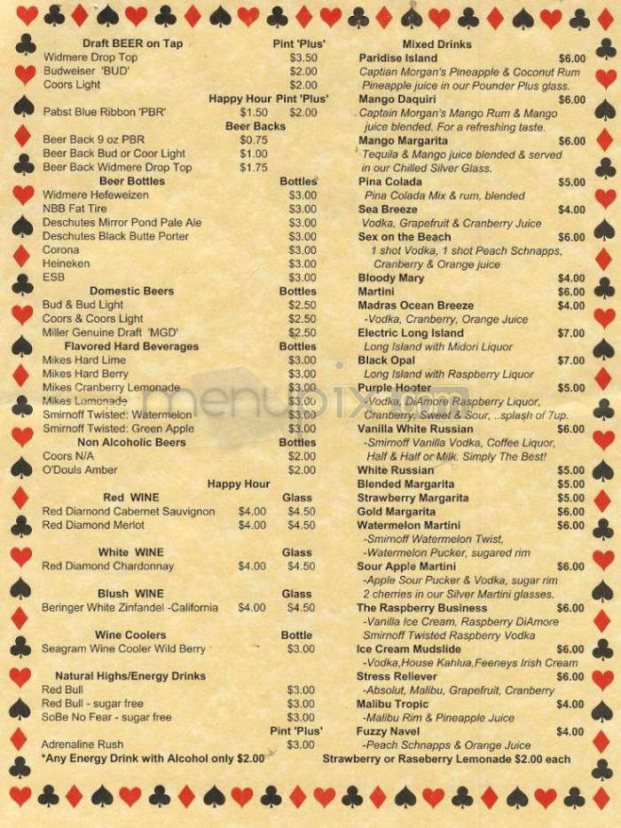 Lotsa Luck Bar & Grll - Portland, OR menu_pic