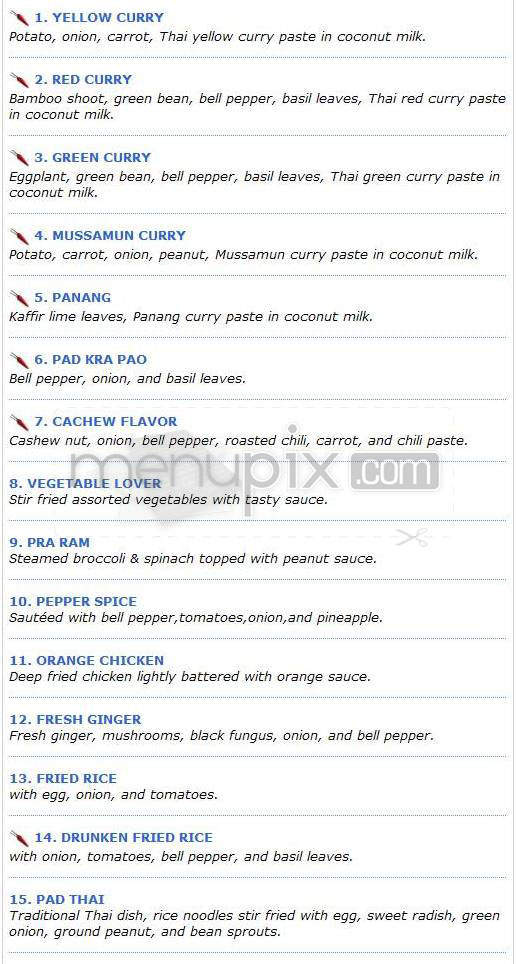 Mai Thai - Portland, OR menu_pic