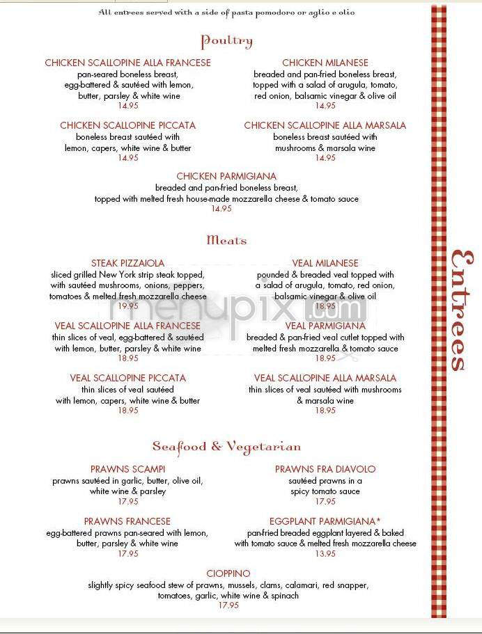 Mama Mia Trattoria - Portland, OR menu_pic