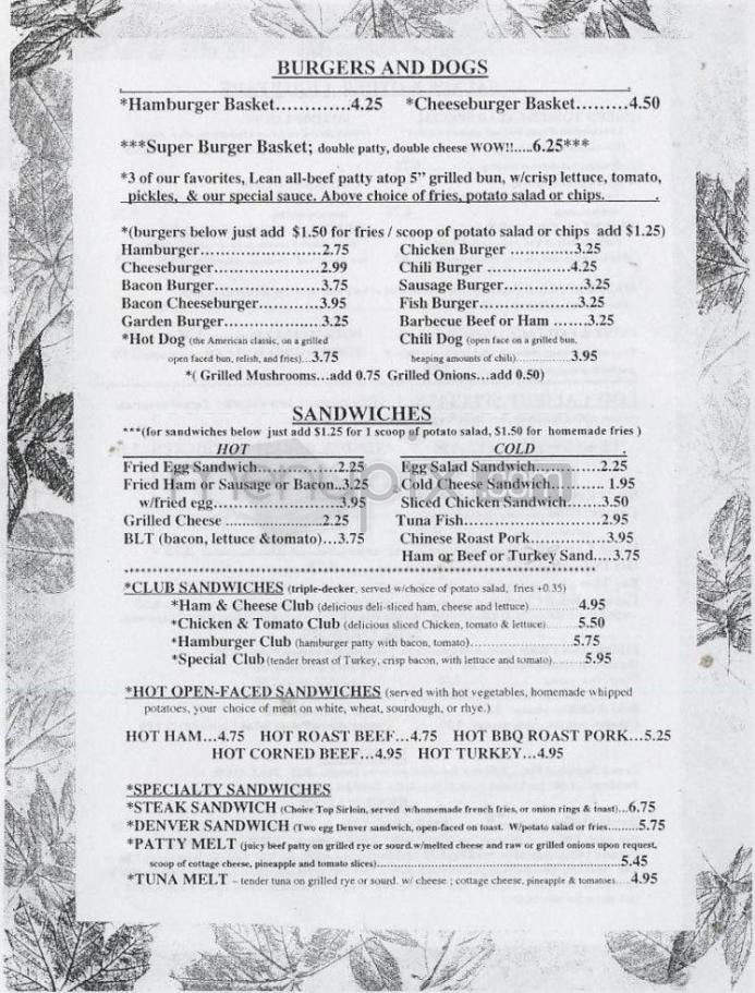 Maple Leaf Restaurant - Portland, OR menu_pic