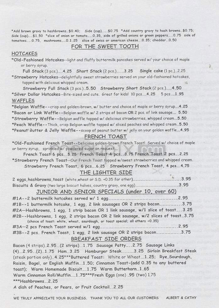 Maple Leaf Restaurant - Portland, OR menu_pic