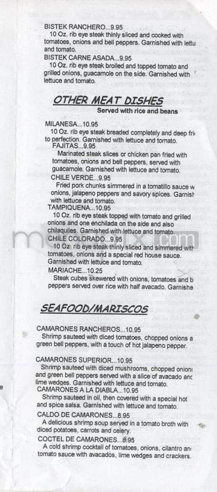 Michoacan Mexican Restaurant - Portland, OR menu_pic