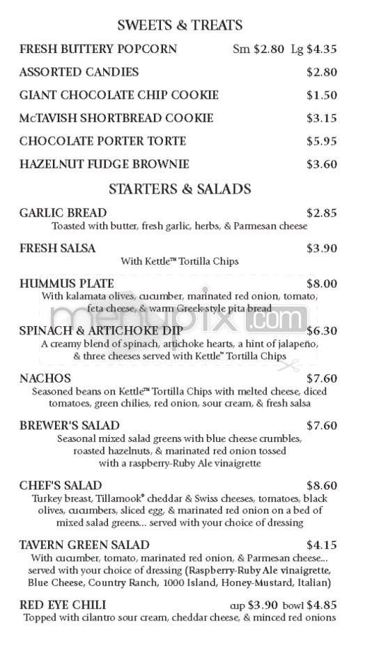 Mission Theatre & Pub - Portland, OR menu_pic