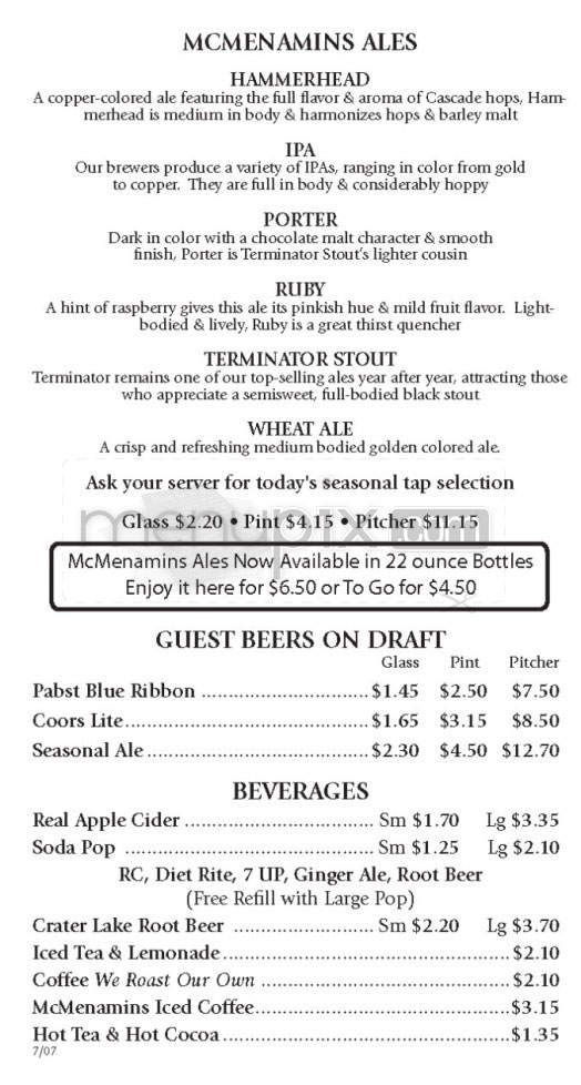 Mission Theatre & Pub - Portland, OR menu_pic