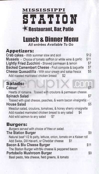 Mississippi Station - Portland, OR menu_pic
