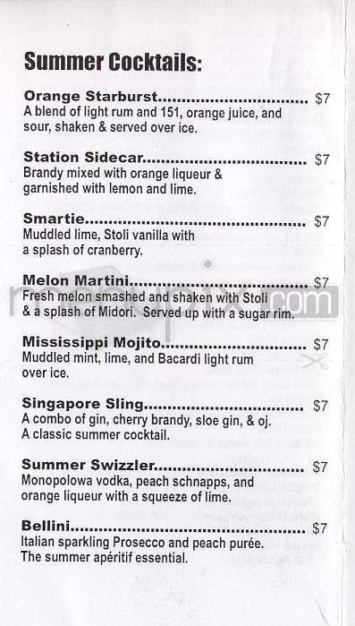 Mississippi Station - Portland, OR menu_pic