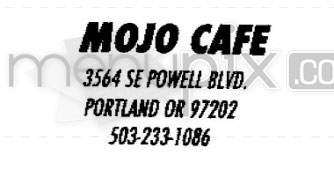 MoJo Cafe and Drive Thru - Portland, OR menu_pic